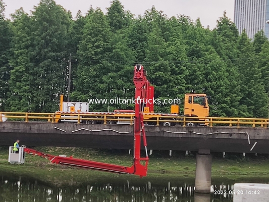 HOWO Chassis Bridge Inspection Truck 18m Bucket Type